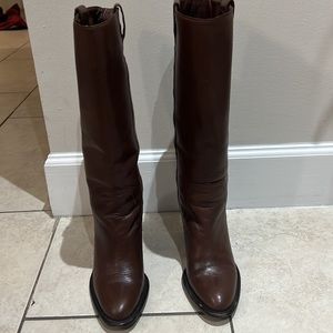 Banana Republic brown heeled riding boots